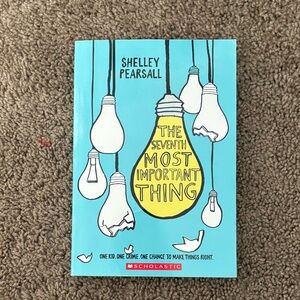 Shelley Pearsall The Seventh Most Important Thing - Turquoise & Yellow Book